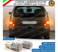 COPPIA LAMPADE FRECCE LED POSTERIORI RENAULT SCENIC MK1 RESTYLING PY21W CANBUS