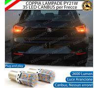 COPPIA LAMPADE FRECCE LED POSTERIORI SEAT IBIZA V 5 PY21W BAU15S CANBUS NO ERROR