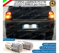 COPPIA LAMPADE FRECCE LED POSTERIORI SSANGYONG ACTYON PY21W BAU15S CANBUS