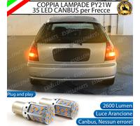 COPPIA LAMPADE FRECCE LED PY21W LED POSTERIORI HONDA CIVIC 6G CANBUS 3.0