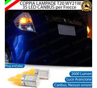 COPPIA LAMPADE FRECCE POSTERIORI LED HONDA JAZZ MK2 T20 WY21W CANBUS NO AVARIA