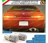 COPPIA LAMPADE FRECCE POSTERIORI LED HONDA PRELUDE 5G PY21W CANBUS