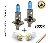 COPPIA LAMPADE H1 EFFETTO XENON + COPPIA LUCI DI POSIZIONE A LED