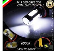 COPPIA LAMPADE H11 LED BIANCO XENON CREE COB + MODULI SPEGNI SPIA