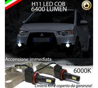 COPPIA LAMPADE H11 LED CANBUS FENDINEBBIA MITSUBISHI COLT VII 6400L 6000K