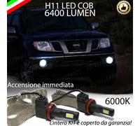 COPPIA LAMPADE H11 LED CANBUS FENDINEBBIA PER NISSAN PATHFINDER III 6400L 6000K
