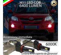 COPPIA LAMPADE H11 LED CANBUS FENDINEBBIA TOYOTA URBAN CRUISER 6400L 6000K