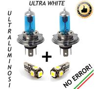 COPPIA LAMPADE H4 EFFETTO XENON + COPPIA LUCI DI POSIZIONE A LED CANBUS
