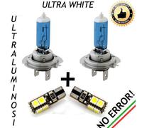 COPPIA LAMPADE H7 EFFETTO XENON + 2 LUCI DI POSIZIONE A 9 LED CANBUS