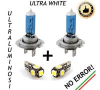 COPPIA LAMPADE H7 EFFETTO XENON + COPPIA LUCI DI POSIZIONE A LED CANBUS