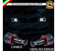 COPPIA LAMPADE H8 LUCI DI POSIZIONE LED BMW SERIE 1 E82 6000K CANBUS ANGEL EYES
