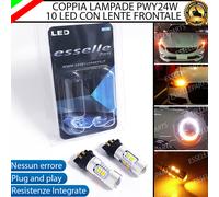 COPPIA LAMPADE INDICATORI DIREZIONE FRECCE ANTERIORI LED PWY24W VW PASSAT CC