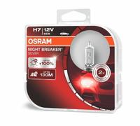 Coppia Lampade Lampadine alogene NIGHT BREAKER SILVER H7 Duo Box +100% luminosit