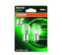 Coppia Lampade Lampadine alogene Osram Ultra Life 7506ULT-02B P21W BA15s 12V 21W