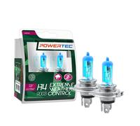 Coppia lampade lampadine alogene Powertec Extreme Weather Control H4 12V 55/60w