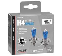 Coppia Lampade Lampadine Auto H4 12V 60/55W Xenium-Race 5000°K +50% Luce C58178