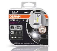 COPPIA LAMPADE LAMPADINE H4 LED HL EASY OSRAM LUCE BIANCA 6000K ALTA LUMINOSITA'