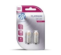 coppia lampade lampadine LED M-TECH Platinum R5W, 12-24V 5x2835SMD 1W BAIONETTA