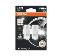 Coppia Lampade Lampadine Osram LEDriving® 7505DYP-02B 1,3W/12V W3x16d W21W ambra