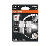 COPPIA Lampade Lampadine OSRAM LEDriving BA15S 12V P21W ROSSO