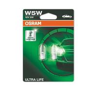 coppia lampade lampadine Osram Ultra Life 2825ULT-02B W5W W2.1x9.5d 12V 5W