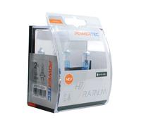 Coppia Lampade Lampadine PowerTec H7 55W 12v PLATINUM Bianche +130% ALOGENE