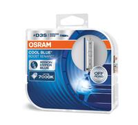 COPPIA Lampada Lampadina Luce OSRAM XENARC COOL BLUE BOOST D3S +50% 66340CBB-HCB