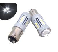 Coppia Lampade Led 1157 Bianco Bay15d P21/5w Led 3030