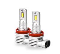 Coppia Lampade LED H16 Ricambio Plug e Play Bianco Puro 6000K 20W