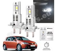 Coppia Lampade LED H7/H18 Ricambio Plug e Play Bianco Puro per Fiat 500 dal 2007