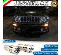 COPPIA LAMPADE LED JEEP RENEGADE dal 2019 con fari Alogeni FRECCE ANTERIORI LED