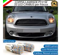 COPPIA LAMPADE LED PY21W BAU15S CANBUS MINI COUNTRYMAN R60 FRECCE ANTERIORI