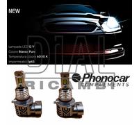 Coppia Lampade LED "Quick Change" HB3 12V Bianco Puro Phonocar 07556