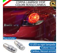 COPPIA LAMPADE LED STOP CANBUS POSTERIORI CHEVROLET CRUZE LTZ ROSSO CANBUS