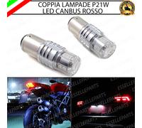 COPPIA LAMPADE LED STOP / POSIZIONE PER STOP POSTERIORI P21W ROSSO CANBUS