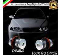 COPPIA LAMPADE LUCI POSIZIONE LED BMW SERIE 5 E39 2001 - 2003 ANGEL EYES 6000K
