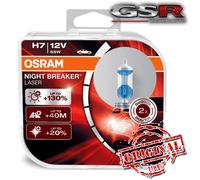 COPPIA LAMPADE OSRAM 12V H4 60/55W P43t NIGHT BREAKER LASER +150%