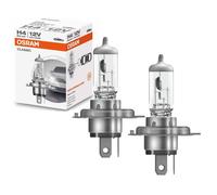 Coppia Lampade Osram H4 Classic Ricambio compatibile per Dacia Logan dal 2004