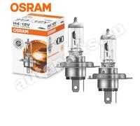 Coppia Lampade Osram H4 Classic Ricambio compatibile per FORD FUSION dal 2002