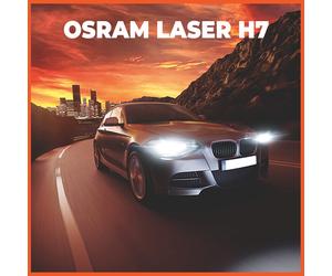 Coppia Lampade Osram H7 12V 55W PX26d Luce Bianca Fari e Fendinebbia tuning