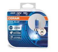 COPPIA LAMPADE OSRAM H7 COOL BLUE BOOST 5500K 12V 80W 62210 CBB HCB