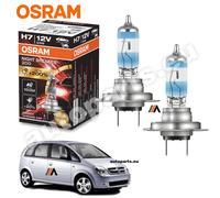 Coppia Lampade Osram H7 Night Breaker Ricambio compatibile per Opel Meriva