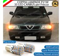 COPPIA LAMPADE P21W CANBUS 3.0 35 LED ALFA ROMEO 33 FRECCE ANTERIORI