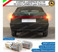 COPPIA LAMPADE P21W CANBUS 35 LED ARANCIONI ALFA ROMEO 33 FRECCE POSTERIORI