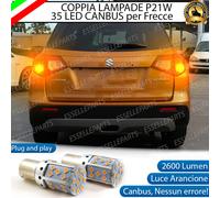 COPPIA LAMPADE P21W CANBUS 35 LED SUZUKI VITARA LY FRECCE POSTERIORI LED
