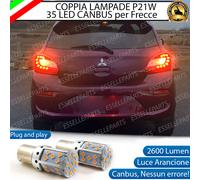 COPPIA LAMPADE PY21W 35 LED MITSUBISHI SPACE STAR MK2 fari led FRECCE POSTERIORI