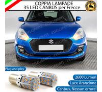 COPPIA LAMPADE PY21W BAU15S CANBUS 35 LED SUZUKI SWIFT 5 V FRECCE ANTERIORI