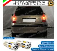 COPPIA LAMPADE PY21W CANBUS 35 LED CITROEN C3 MK1 FRECCE POSTERIORI NO ERROR