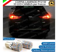 COPPIA LAMPADE PY21W CANBUS 35 LED KIA OPTIMA FRECCE POSTERIORI NO AVARIA LUCI