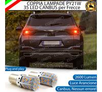 COPPIA LAMPADE PY21W CANBUS 35 LED PER DR 4.0 40 FRECCE POSTERIORI